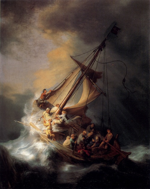 Rembrandt Harmenszoon van Rijn (1606, Leiden - 1669, Amsterdam), “Cristo nella tempesta sul mare di Galilea”, 1633, Olio su tela, 160 × 127 cm, Isabella Stewart Gardner Museum, Boston